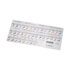 Autocollants démontables transparents de clavier de piano pour des claviers 61-key pour la pratique de piano de débutants d