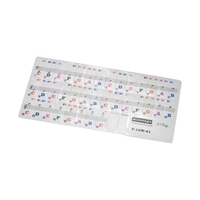 Autocollants démontables transparents de clavier de piano pour des claviers 61-key pour la pratique de piano de débutants d