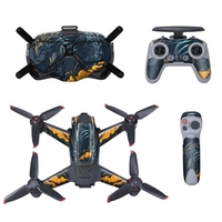 Autocollants PVC Easy Paste Easy Tear-off sans résidu Compatible avec DJI FPV Combo
