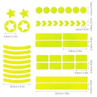 Autocollants réfléchissants imperméables de vélo d