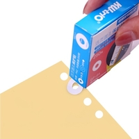 Autocollants ronds de renfort de trou de papier à feuilles mobiles KW-trio