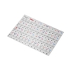 Autocollants transparents démontables de clavier de piano pour des claviers de 37/49/61/88 clés pour la pratique de piano de débutants d
