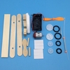 Avion électrique en bois Planeur électrique bricolage Kit enfants jouet avion DIY Kit modèle d