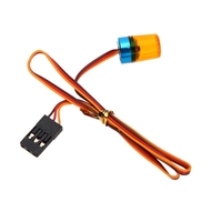 AX-511Y RC Multi-function circulaire Ultra Bright Police voiture LED avec effet stroboscopique-dynamitage rapide-lent tournant Mode clignotant