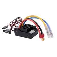 AX-D60A 60A Contrôleur de vitesse ESC brossé étanche pour 1/10 voiture RC camion tout-terrain bateau RC 2S LiPo 6-8S batterie NiMh