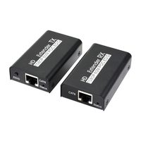 AYE02 POC HD Extender 60 mètres sur câble réseau 1080P 50 / 60Hz Switcher HD 2 Port Splitter HD Video Extractor Spdif Converter Video Adapter