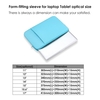 B2015 Laptop Sleeve Soft Zipper Pouch 15.6 