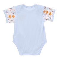Baby Romper Unisexe 100% Coton Babysuit Vêtements pour bébés Combinaison de chat Impression de chandail Manches courtes Été pour nouveau-né Enfant Bébé garçon Rose 0-6M