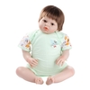 Baby Romper Unisexe 100% Coton Babysuit Vêtements pour bébés Combinaison de chat Impression de chandail Manches courtes Été pour nouveau-né Enfant Bébé garçon Rose 0-6M