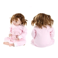 Baby Romper Unisexe 100% coton Babysuit Vêtements pour bébés Costume à manches longues Printemps Eté Automne Pour nouveau-né Enfant Baby Girl Boy Blue 0-6M