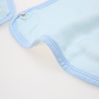 Baby Snap Bib 100% coton de mousseline de bambou organique absorbant doux 3 couches bavoirs réglables pour bébé nouveau-né bébé rose