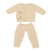 Baby Sweater Suit 2pcs Unisexe 100% coton Vêtements bébé Vêtements à manches longues Pantalons longs Printemps Eté Automne Hiver Pour nouveau-né Enfant Bébé garçon Rose 0-6M