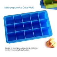 Bac à glaçons en silicone de qualité alimentaire 14 grilles pour fabrication de glaçons