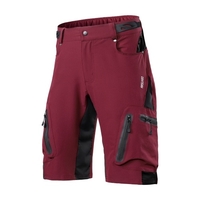 Baggy Shorts Cyclisme Vélo Pantalon Respirant Sports Loose Fit Shorts Outdoor Casual Cyclisme Running Vêtements avec Poches Zippées