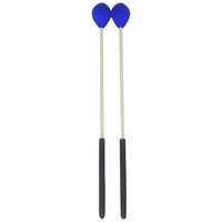 Baguettes primaires de bâton de Marimba Maillets de Xylophone Glockensplel avec poignée en fibre de verre Accessoires pour percussions Accessoires pour professionnels Amateurs 1 paire Bleu