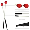 Baguettes primaires de bâton de Marimba Maillets de Xylophone Glockensplel avec poignée en fibre de verre Accessoires pour percussions Accessoires pour professionnels Amateurs 1 paire Bleu