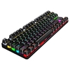 BAJEAL 87 touches clavier mécanique de jeu filaire avec interrupteur bleu mécanique effet de lumière RVB