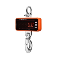 Balance à suspendre numérique de 500 kg/1102 lb avec télécommande de 65 pieds Balance de grue portable à usage intensif Dimmable LED Balances à crochet industrielles Changement d