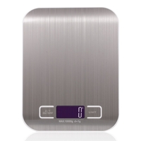 Balance de cuisine Balance numérique pour aliments 5KG Gamme de mesure pour la cuisson Cuisson g lb oz mlkg Lait ml Acier inoxydable à piles