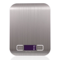 Balance de cuisine Balance numérique pour aliments 5KG Gamme de mesure pour la cuisson Cuisson g lb oz mlkg Lait ml Acier inoxydable à piles