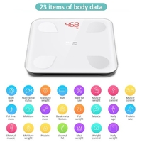 Balance de graisse corporelle intelligente BT poids balances électroniques domestiques de haute précision analyse de données d