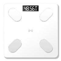 Balance électronique de graisse corporelle intelligente numérique BT rechargeable par USB