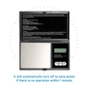 Balance numérique portable 200g/0, 01g Balance de bijoux en or de haute précision avec 7 unités Mini balance électronique de poche avec rétro-éclairage Échelle de poudre numérique professionnelle