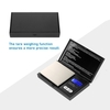 Balance numérique portable 500g/0, 01g Balance de bijoux en or de haute précision avec 7 unités Mini balance électronique de poche avec rétro-éclairage Échelle de poudre numérique professionnelle