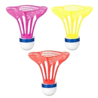 Balle de badminton en plein air Balle en plastique Exercice d