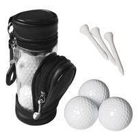 Balles de golf et t-shirts pour sac de rangement pour sac de rangement avec 3 balles et 3 t-shirts