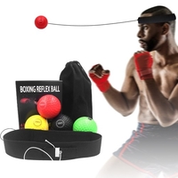 Balles réflexes de boxe avec bandeau de fitness Balles d