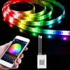 Bande de LED RGB lumière flexible BT APP 24 touches télécommande IR lampe de décoration de la maison