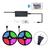 Bande de LED RGB lumière flexible BT APP 24 touches télécommande IR lampe de décoration de la maison