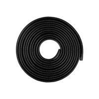 Bande de pare-chocs de voiture à clipser en PVC de 16 pieds Protecteur de joint de véhicule Bordure de coupe-froid Décorer les joints de porte de véhicule à l