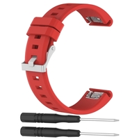 Bande pour Fenix5 Approche S60 Forerunner935 Multi-Sport Formation GPS Montre Bande Accessoire Bande de Montre de Remplacement avec Broche Outils de Suppression pour Garmin Fenix5 Smart Watch
