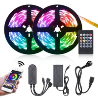Bandes lumineuses Tomshine 10m/32.8ft 5050RGB 300LEDs avec télécommande IR