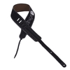 Bandoulière de guitare ajustable extra-large Ceinture en cuir synthétique Surface mate pour basses acoustiques classiques folkloriques
