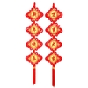 Bannière du Nouvel An chinois 2022 Noeud chinois Couplet antithétique Flanelle Décoration suspendue Fête du printemps Chinois Chunlian Meilleurs voeux 