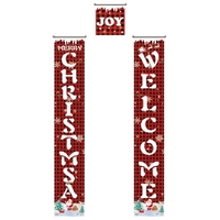 Bannières de joyeux Noël porte d