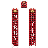 Bannières de joyeux Noël porte d