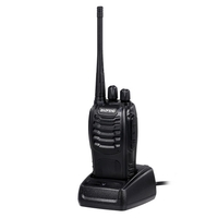 BAOFENG BF-888S UHF 400-470 MHz émetteur-récepteur FM Radio bidirectionnelle Portable talkie-walkie portable longue distance 2 pièces prise