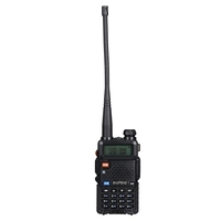 BAOFENG BF-UV5R émetteur-récepteur FM double bande émetteur-récepteur portable 128CH Radio portable amateur longue veille noir