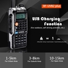 BAOFENG BF-UVB2 Plus Émetteur-Récepteur FM Double Bande Écran LCD Interphone De Poche 128CH Prise En Charge Radio Portable Deux Voies Longue Portée De Communication Longue Autonomie En Veille Voix Claire Talkie-Walkie Noir Prise US