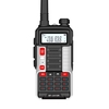 BAOFENG UV-10R talkie-walkie double bande portable radio jambon fonction VOX 5-10KM réduction du bruit longue portée rouge,  prise ue