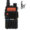 BAOFENG UV-5R Talkie-walkie Émetteur-récepteur FM Radio bidirectionnelle double affichage VHF 136-174 UHF 400-520mHZ 5W Radio jambon bidirectionnelle Rechargeable Radio jambon portable VOX avec écouteur