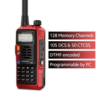 BAOFENG UV-S9 III talkie-walkie portable tri-bande 10W radio jambon 2 antenne 10KM longue portée fonction VOX 128CH noir,  prise US