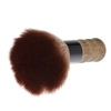 Barber Cou Visage Duster Brosse De Nettoyage Brosse À Cheveux Balayage Brosse Salon De Coiffure Coiffure Outil Doux Nylon Cheveux Pêche Poignée En Bois