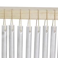 Barre de table supérieure à 20 tons carillon Instrument de percussion musicale à une rangée de 20 barres avec support en bois