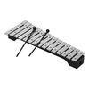 Barres en aluminium à base de xylophone Glockenspiel à 15 notes avec maillets cadeau d