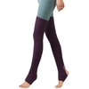 Bas de yoga pour femmes,  talon ouvert,  cuisse en tricot côtelé,  jambières hautes pour la danse de ballet,  se prélasser